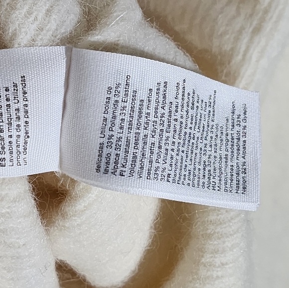 & Other Stories Cream Knit Sweater with Button Detail - Picture 5 of 6